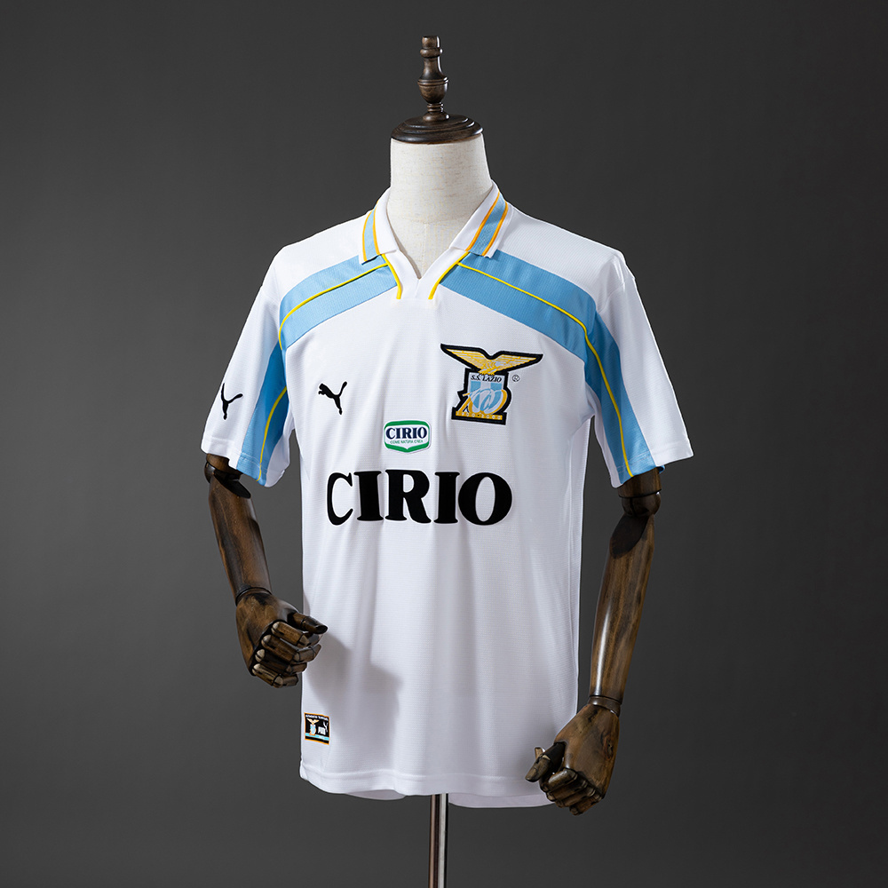 Lazio 1998/00 Second Away Retro Jersey – Vintage Replica Football Soccer Shirt – S–XXL