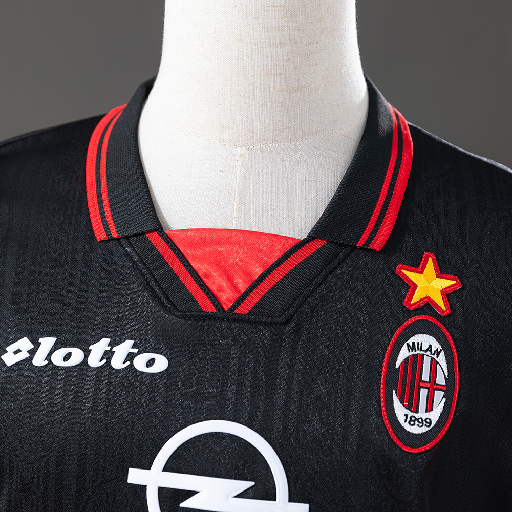 AC Milan 1997/98 Second Away Retro Jersey – Vintage Replica Football Soccer Shirt – S–XXL