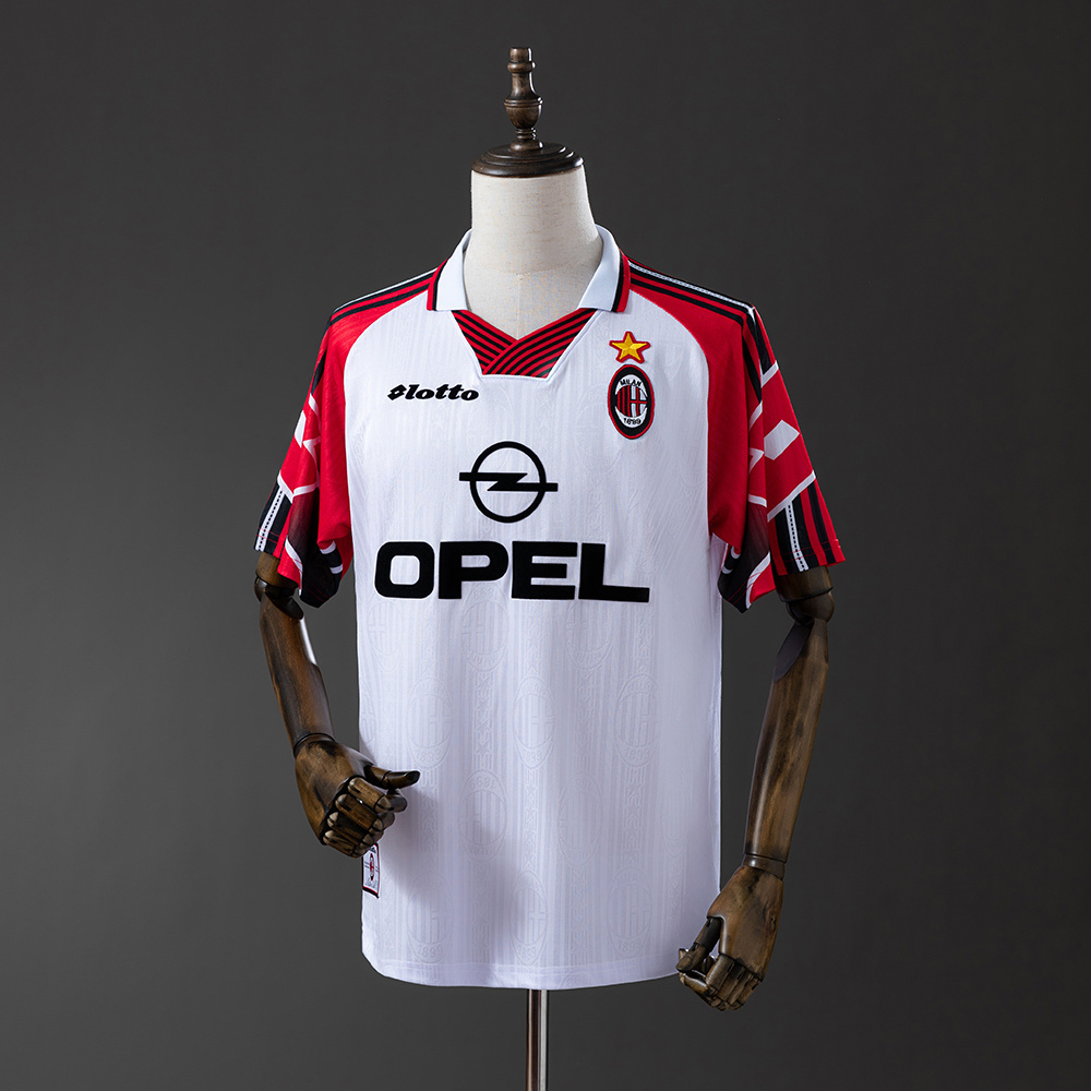AC Milan 1997/98 Away (Special Edition) Retro Jersey – Vintage Replica Football Soccer Shirt – S–XXL