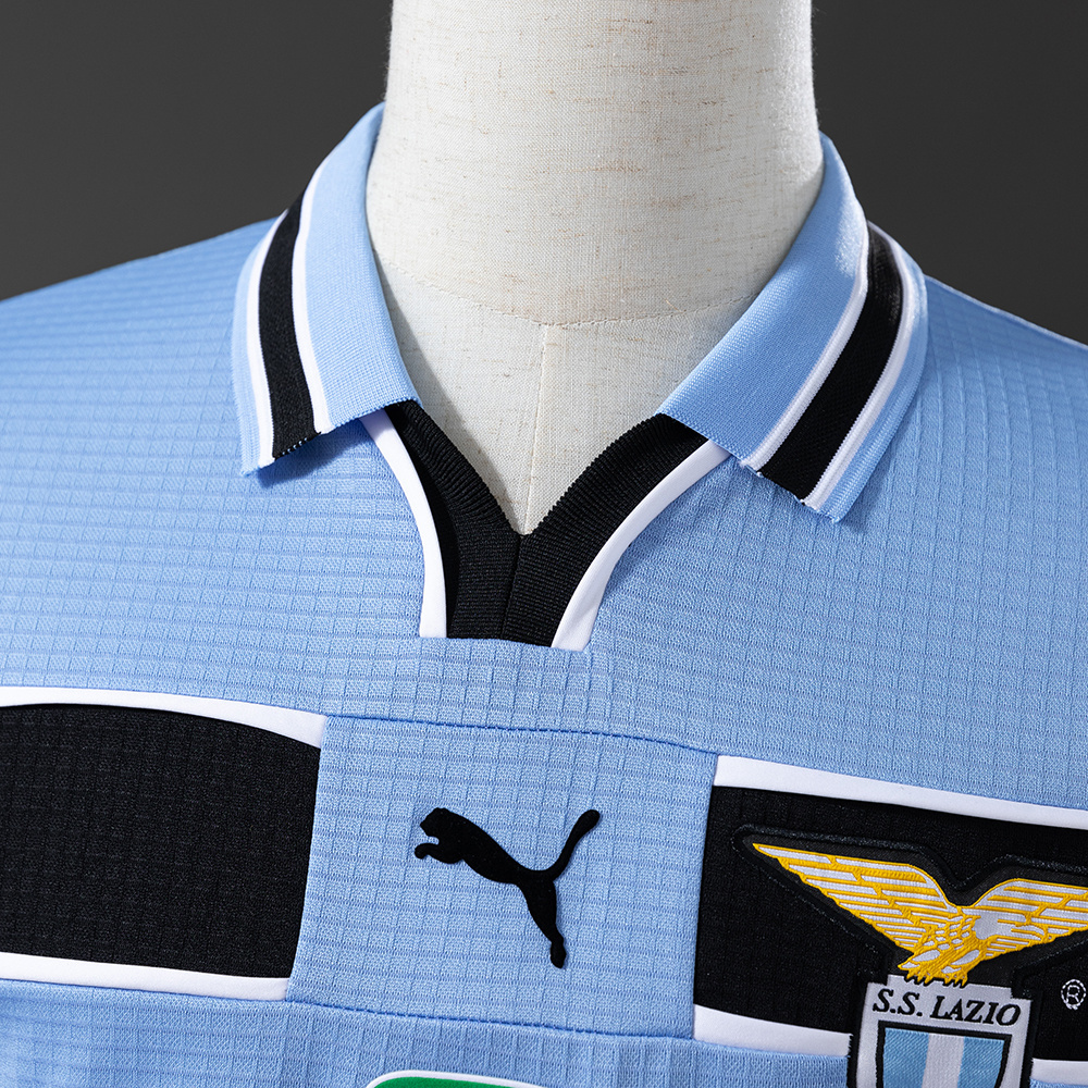 Lazio 1998/99 Home Retro Jersey – Vintage Replica Football Soccer Shirt – S–XXL
