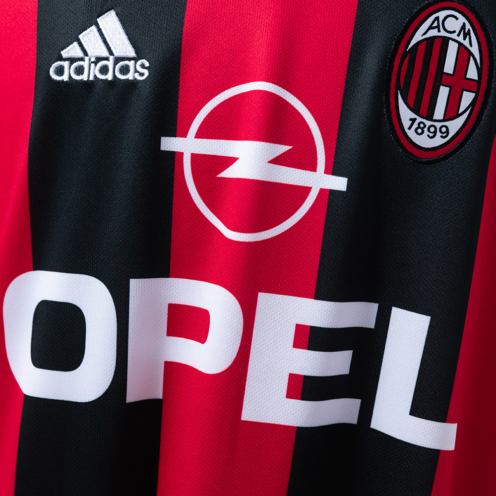 AC Milan 2000/02 Home Retro Jersey – Vintage Replica Football Soccer Shirt – S–XXL