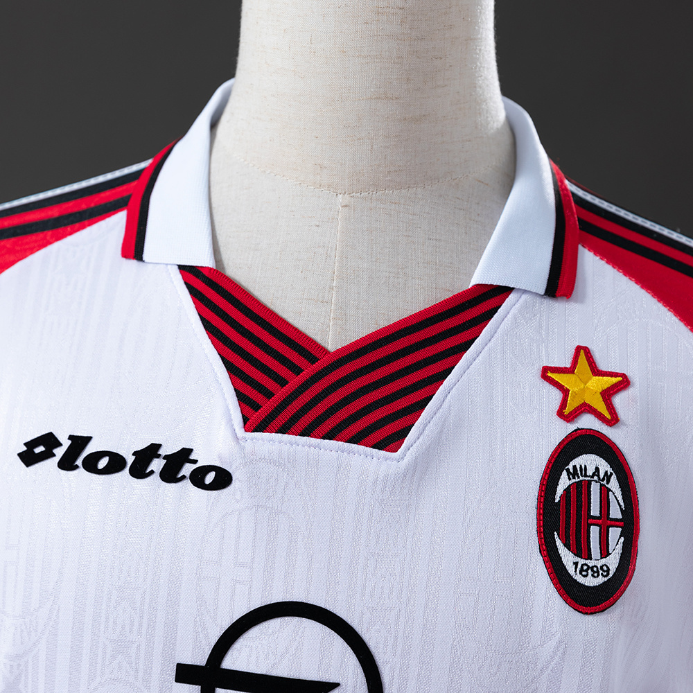 AC Milan 1997/98 Away (Special Edition) Retro Jersey – Vintage Replica Football Soccer Shirt – S–XXL