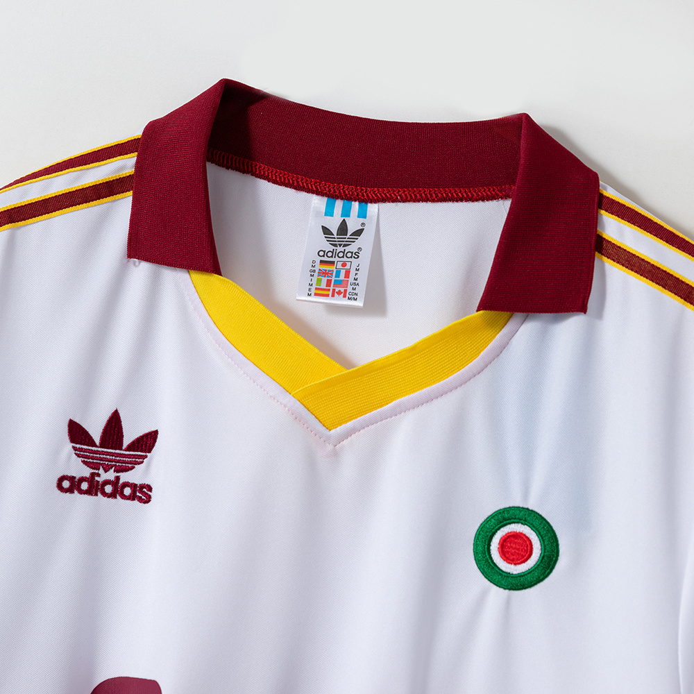Roma 1991/92 Away Retro Jersey – Vintage Replica Football Soccer Shirt – S–2XL
