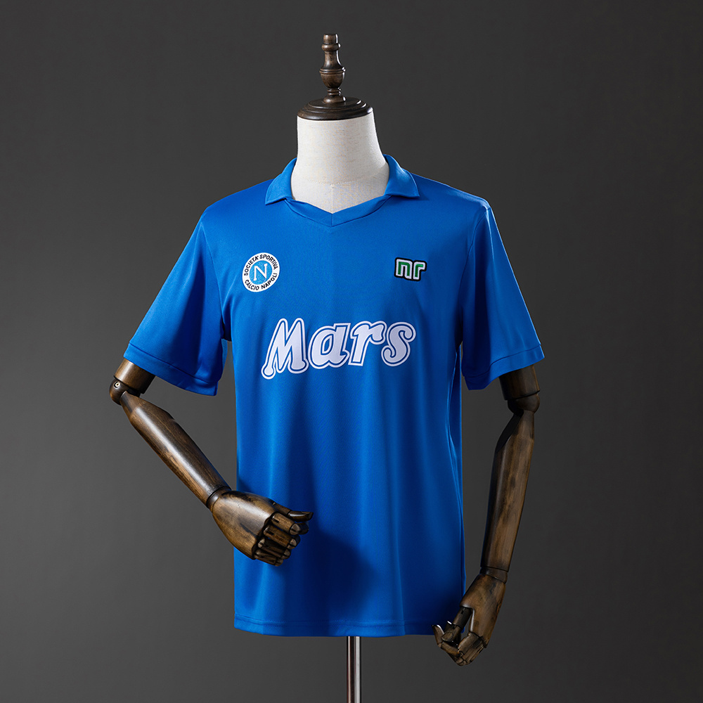 Napoli 1988/89 Home Retro Jersey – Vintage Replica Football Soccer Shirt – S–XXL