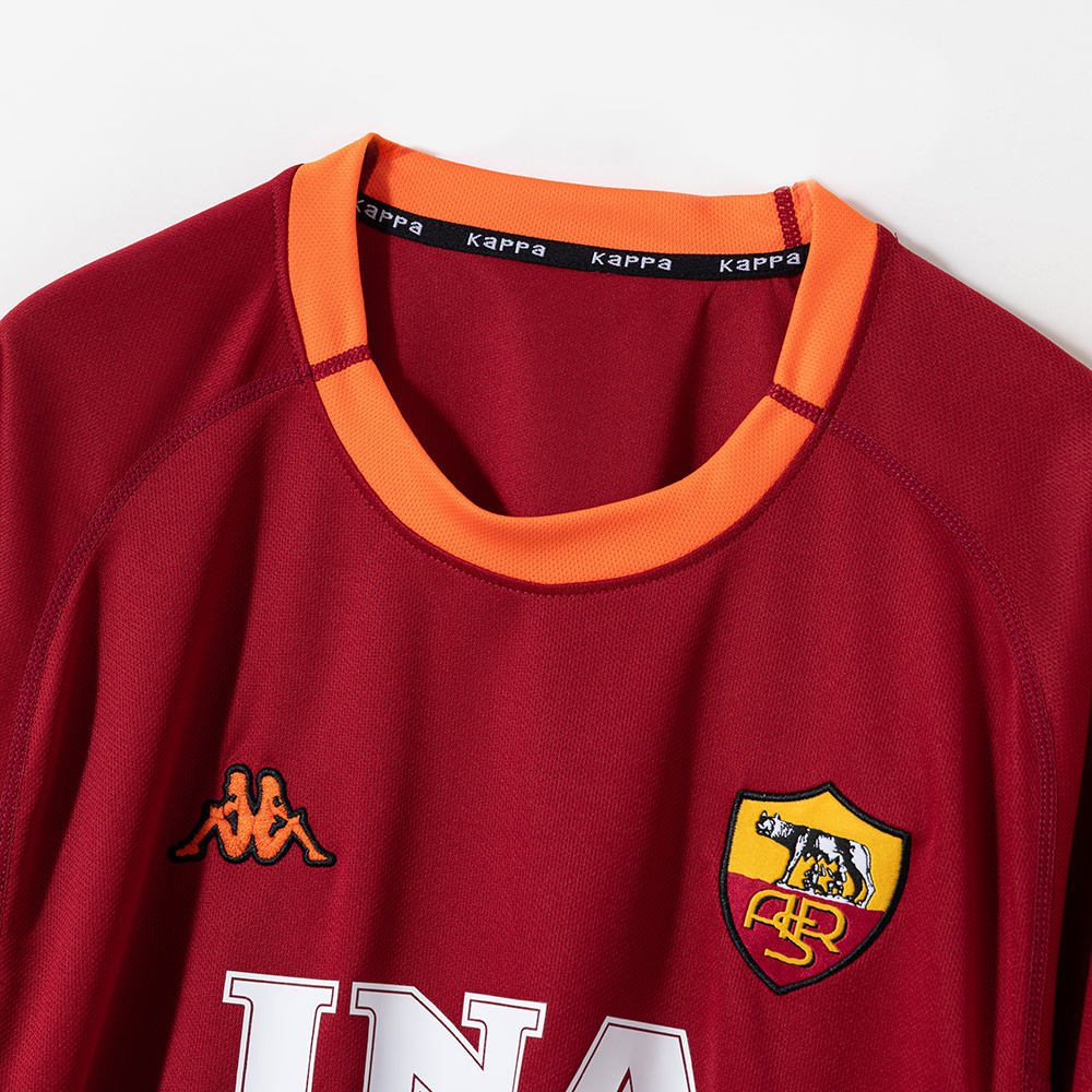 Roma 2000/01 Home Retro Jersey – Vintage Replica Football Soccer Shirt – S–2XL