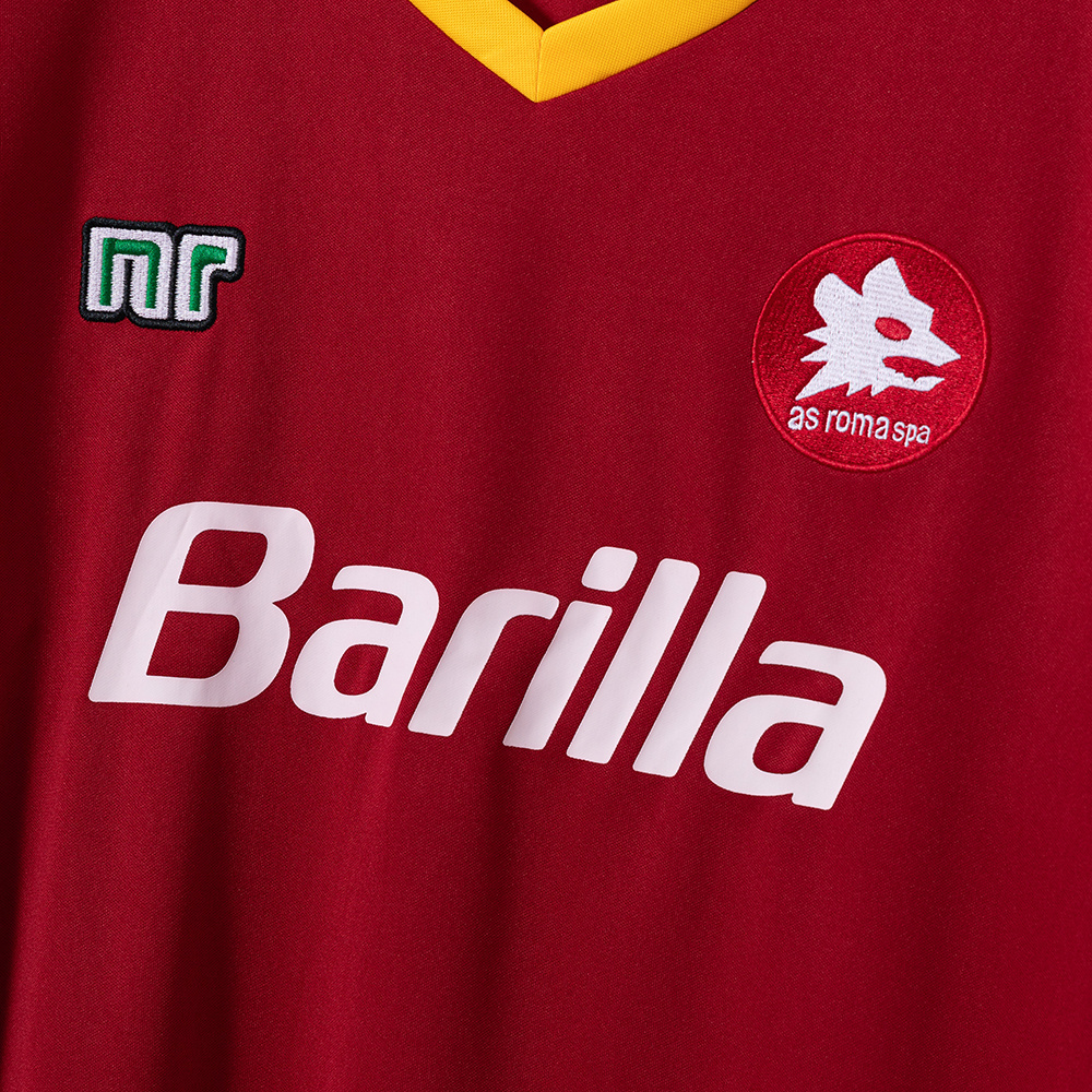 Roma 1989/90 Home Retro Jersey – Vintage Replica Football Soccer Shirt – S–2XL