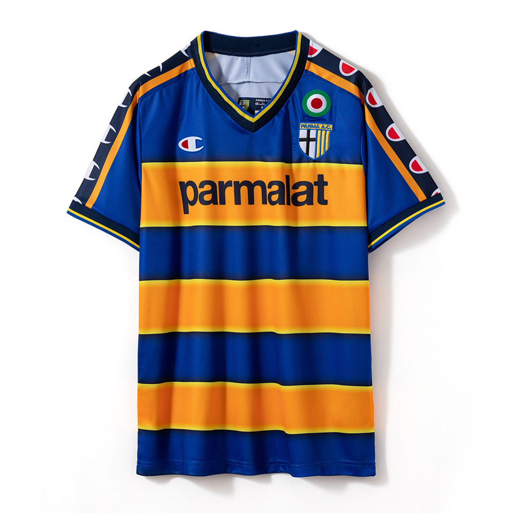 Parma Calcio 2002/03 Home Retro Jersey – Vintage Replica Football Soccer Shirt – S–2XL