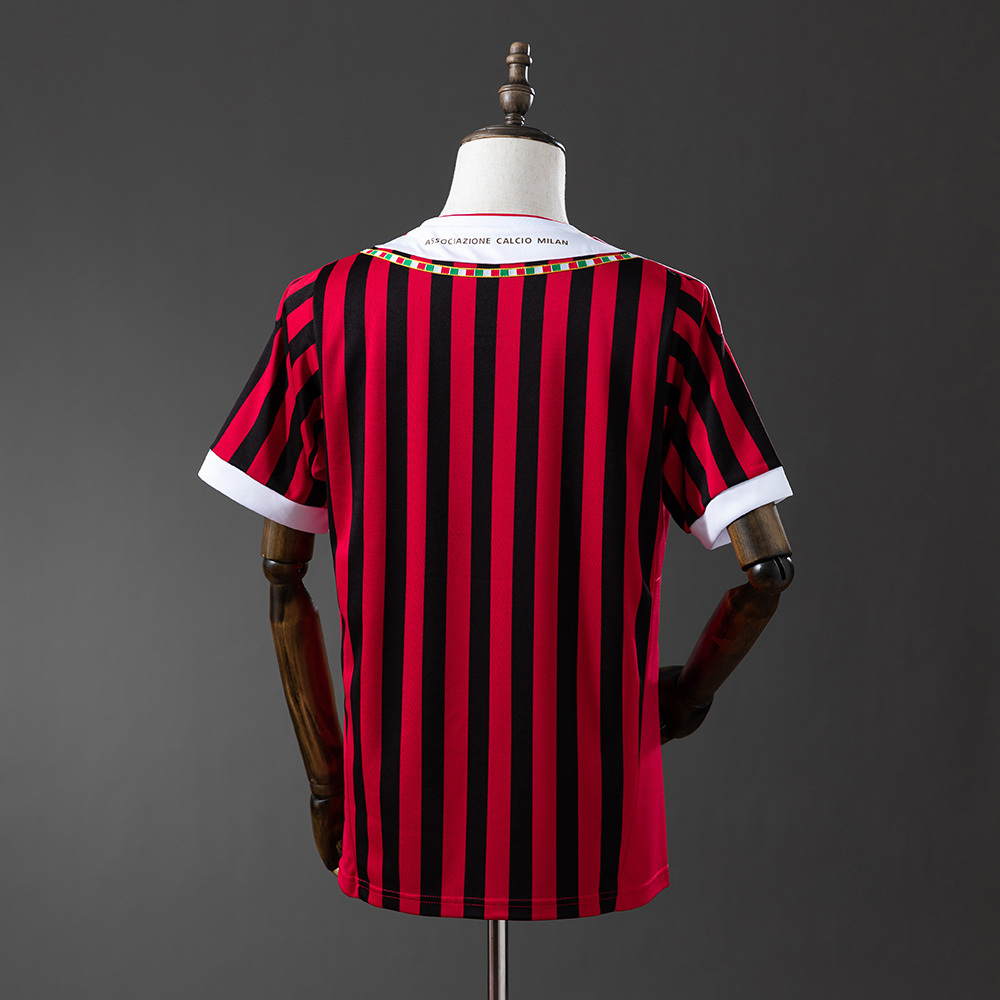 AC Milan 2011/12 Home Retro Jersey – Vintage Replica Football Soccer Shirt – S–4XL
