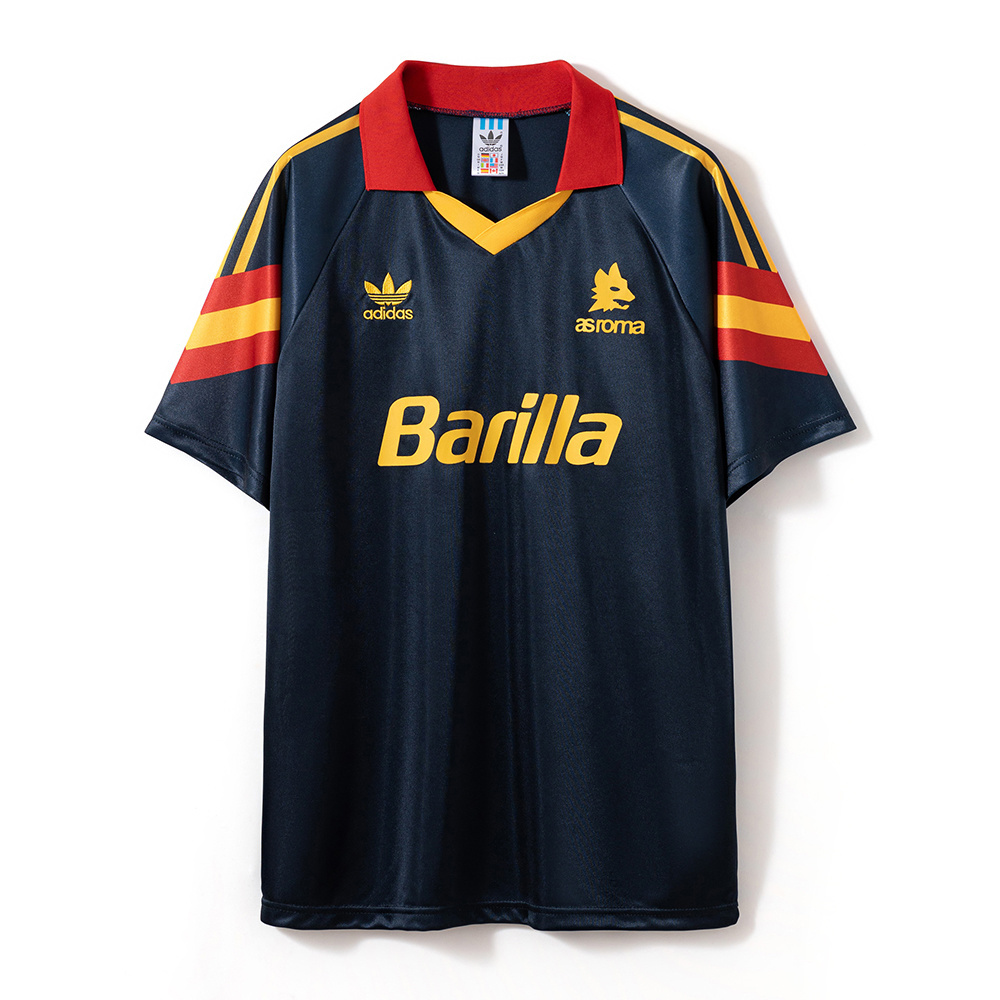 Roma 1991/92 Second Away Retro Jersey – Vintage Replica Football Soccer Shirt – S–2XL