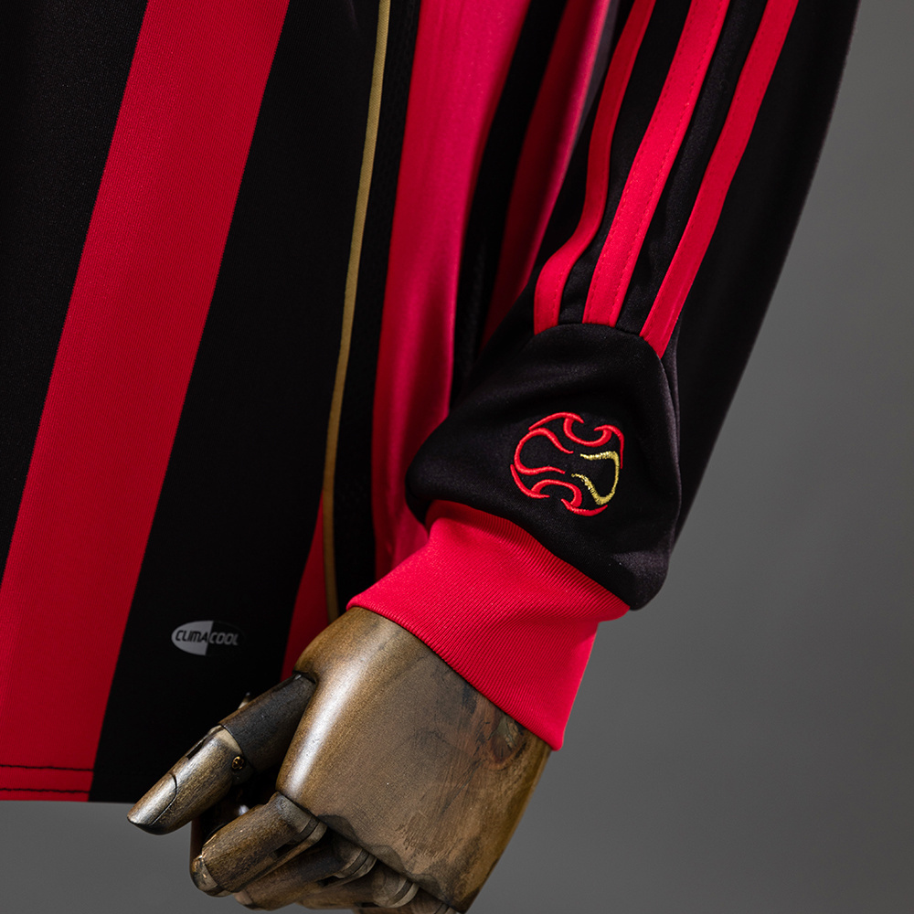 AC Milan 2006/07 Home Long Sleeve Retro Jersey – Vintage Replica Football Soccer Shirt – S–XXL