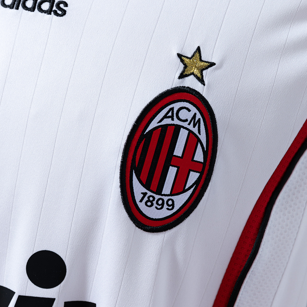 AC Milan 2006/07 Away Long Sleeve Retro Jersey – Vintage Replica Football Soccer Shirt – S–XXL
