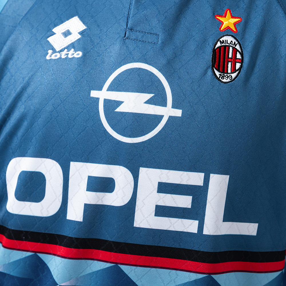 AC Milan 1995/96 Third Away Retro Jersey – Vintage Replica Football Soccer Shirt – S–XXL