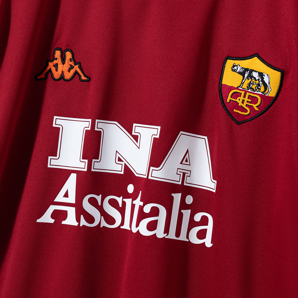 Roma 2000/01 Home Retro Jersey – Vintage Replica Football Soccer Shirt – S–2XL