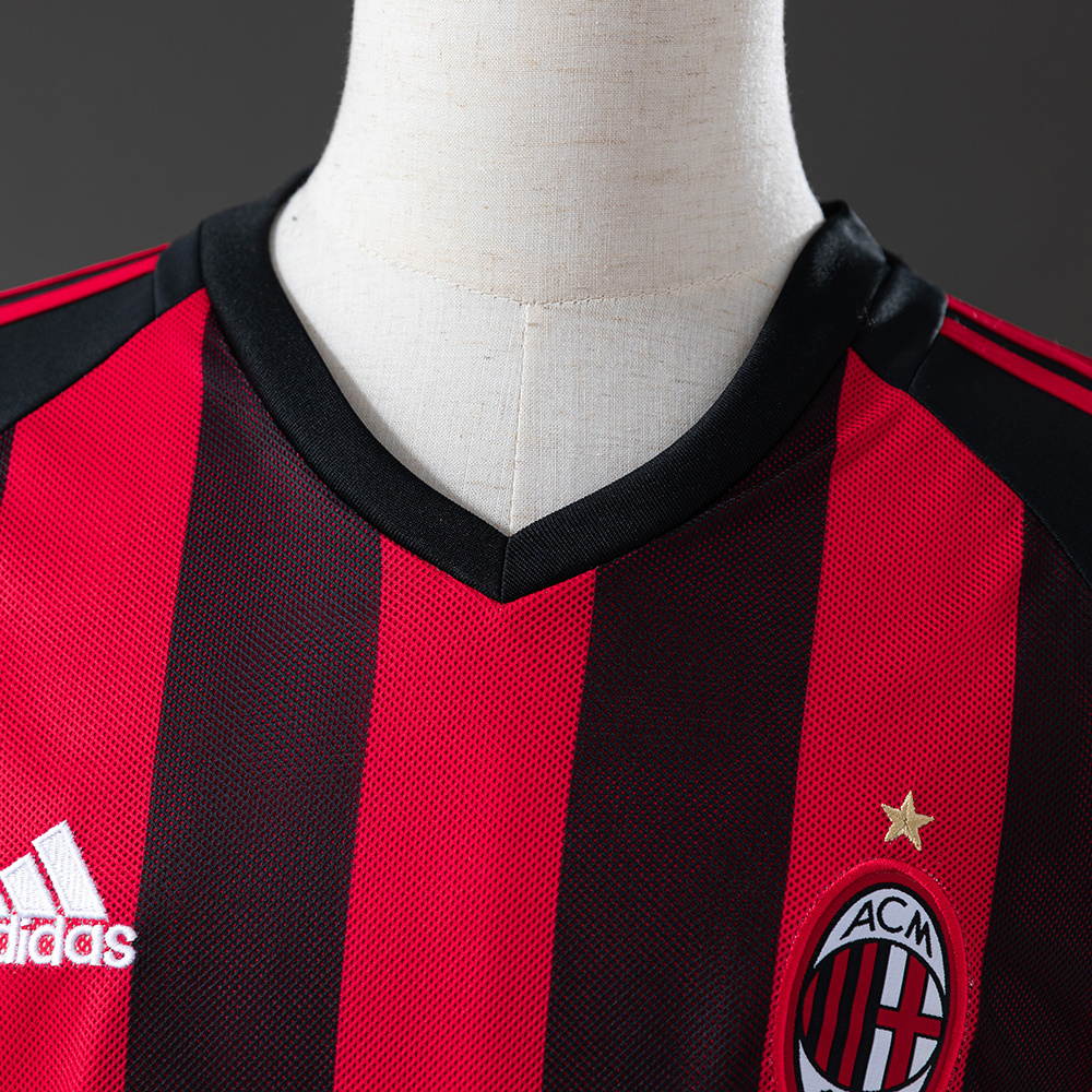 AC Milan 2002/03 Home Retro Jersey – Vintage Replica Football Soccer Shirt – S–XXL