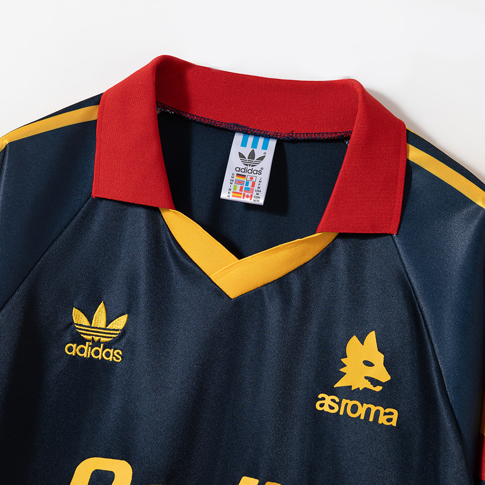 Roma 1991/92 Second Away Retro Jersey – Vintage Replica Football Soccer Shirt – S–2XL