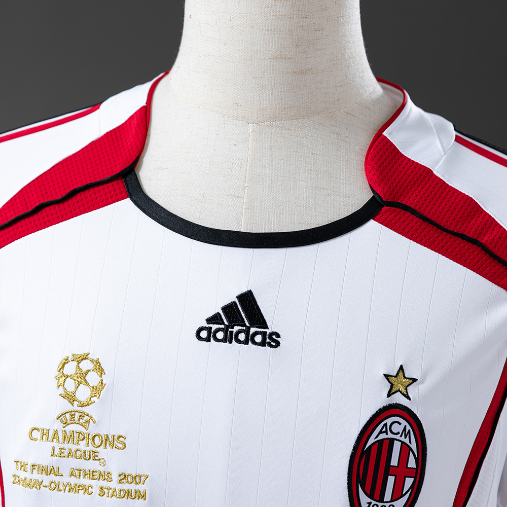 AC Milan 2006/07 Away Retro Jersey – Vintage Replica Football Soccer Shirt – S–XXL