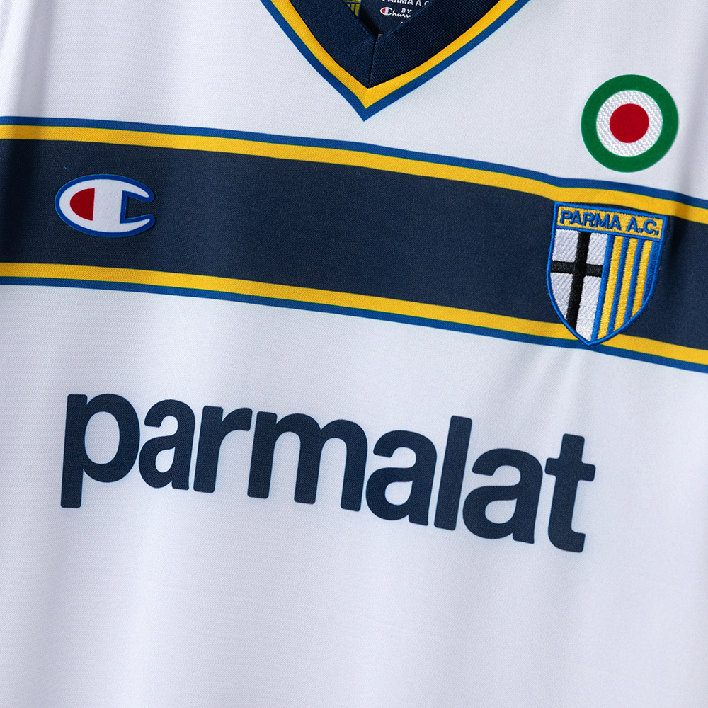 Parma Calcio 2002/03 Away Retro Jersey – Vintage Replica Football Soccer Shirt – S–2XL
