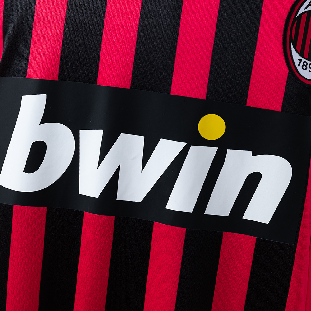 AC Milan 2007/08 Home Long Sleeve Retro Jersey – Vintage Replica Football Soccer Shirt – S–XXL
