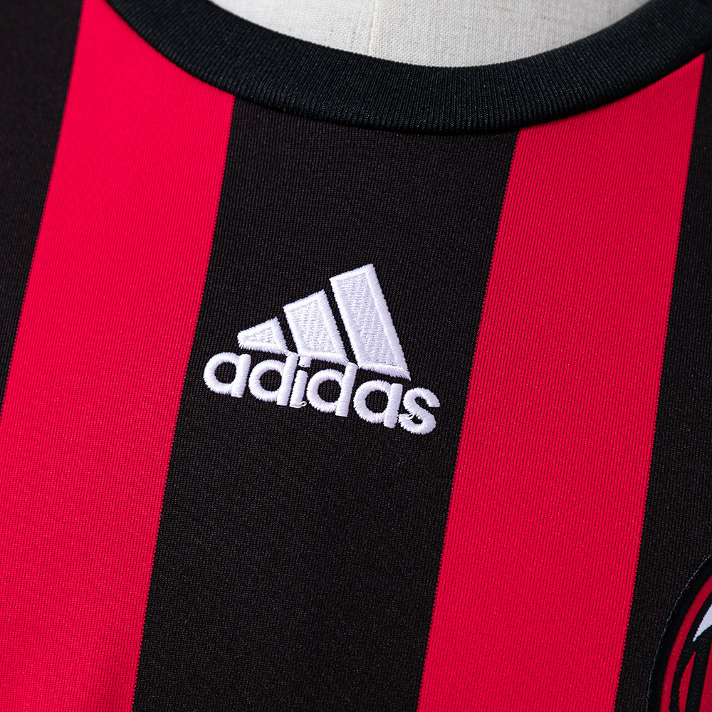 AC Milan 2008/09 Home Long Sleeve Retro Jersey – Vintage Replica Football Soccer Shirt – S–XXL