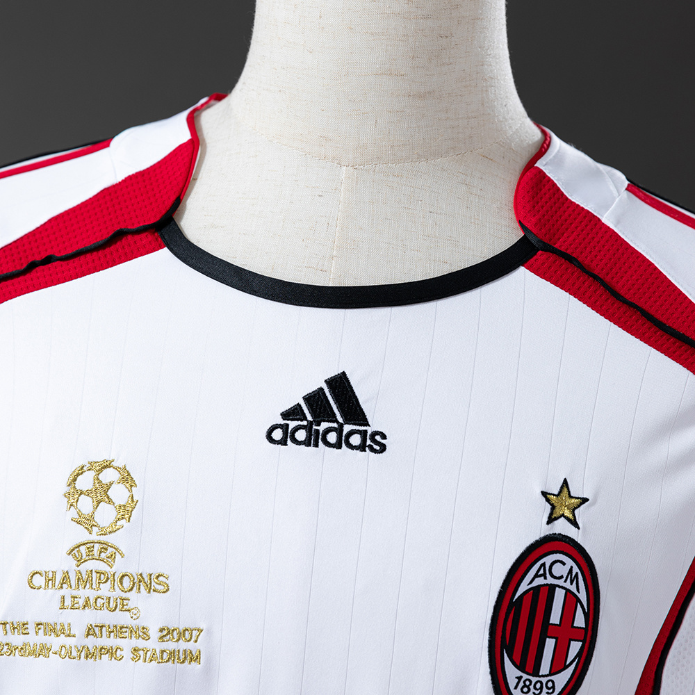 AC Milan 2006/07 Away Long Sleeve Retro Jersey – Vintage Replica Football Soccer Shirt – S–XXL