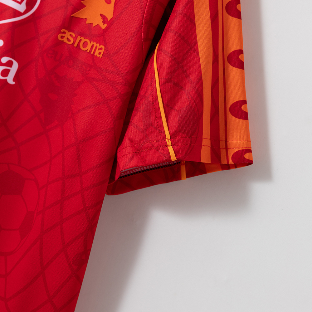 Roma 1995/96 Home Retro Jersey – Vintage Replica Football Soccer Shirt – S–2XL