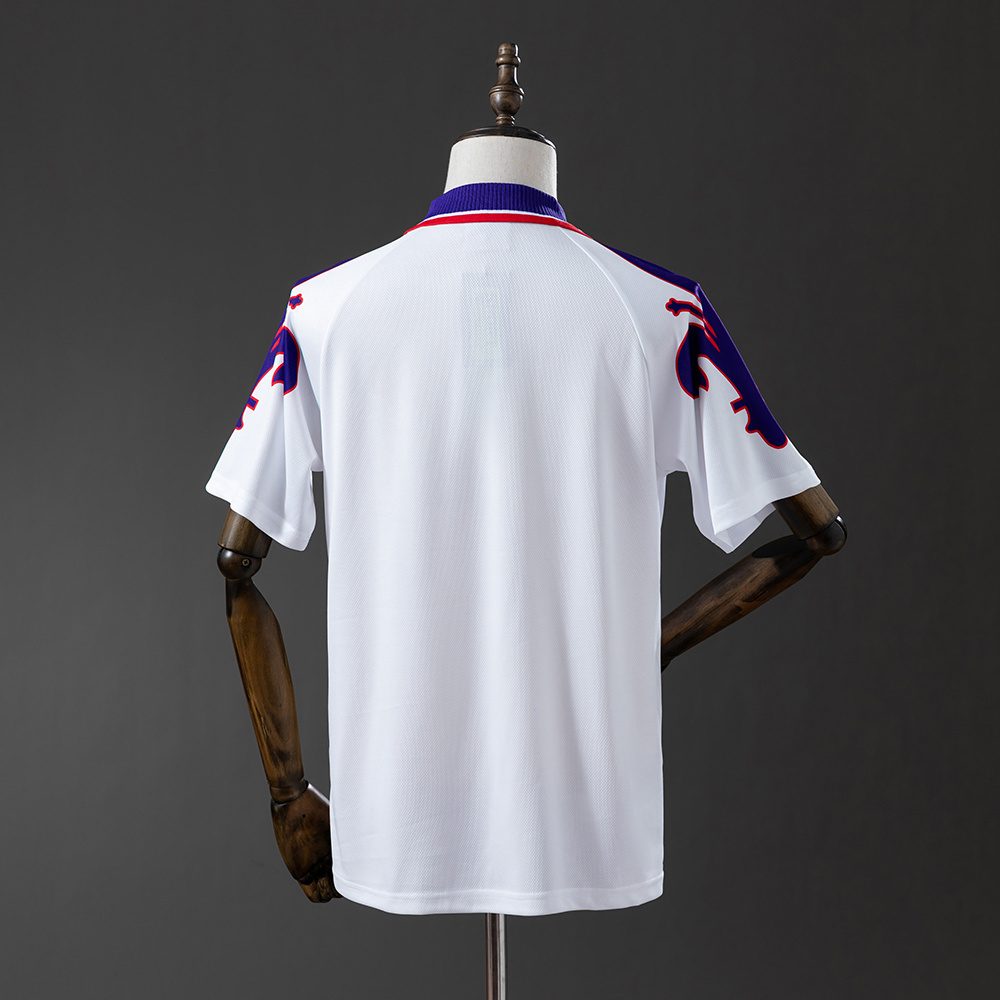 Fiorentina 1995/96 Away Retro Jersey – Vintage Replica Football Soccer Shirt – S–XXL