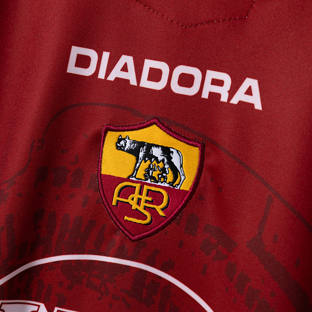 Roma 1997/98 Home Retro Jersey – Vintage Replica Football Soccer Shirt – S–2XL