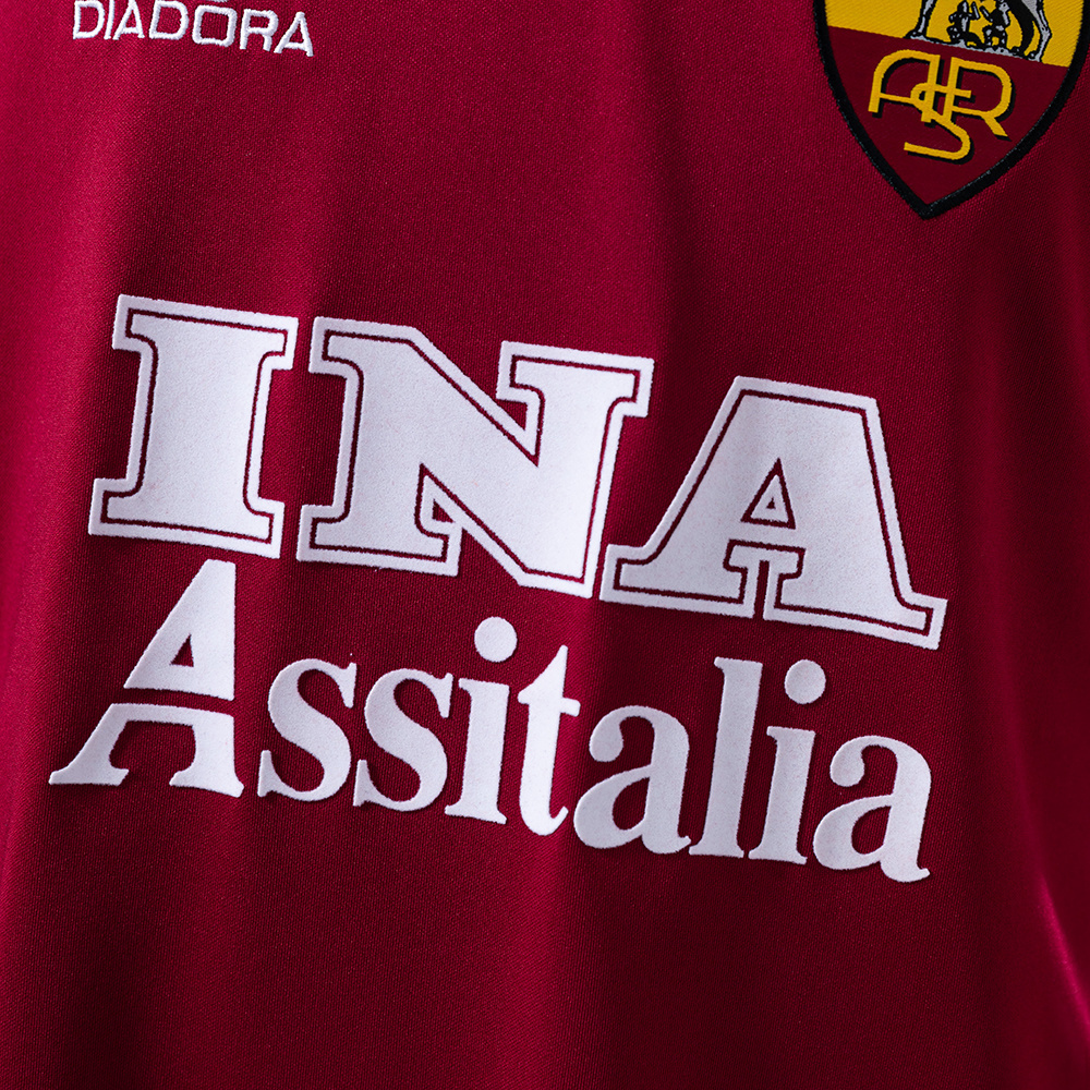 Roma 1998/99 Home Retro Jersey – Vintage Replica Football Soccer Shirt – S–XXL