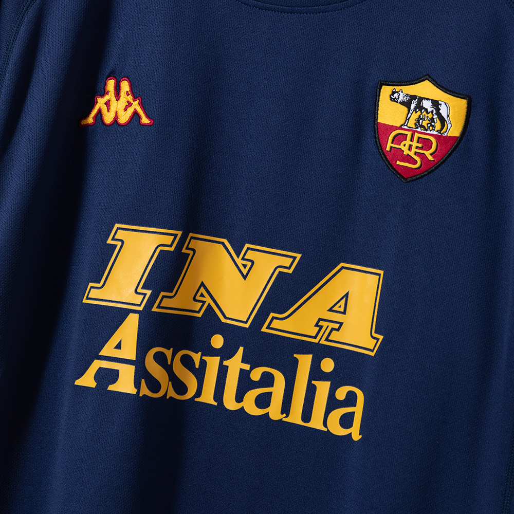 Roma 2000/01 Second Away Retro Jersey – Vintage Replica Football Soccer Shirt – S–2XL