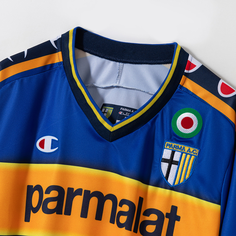 Parma Calcio 2002/03 Home Retro Jersey – Vintage Replica Football Soccer Shirt – S–2XL