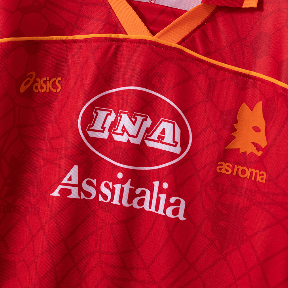 Roma 1995/96 Home Retro Jersey – Vintage Replica Football Soccer Shirt – S–2XL