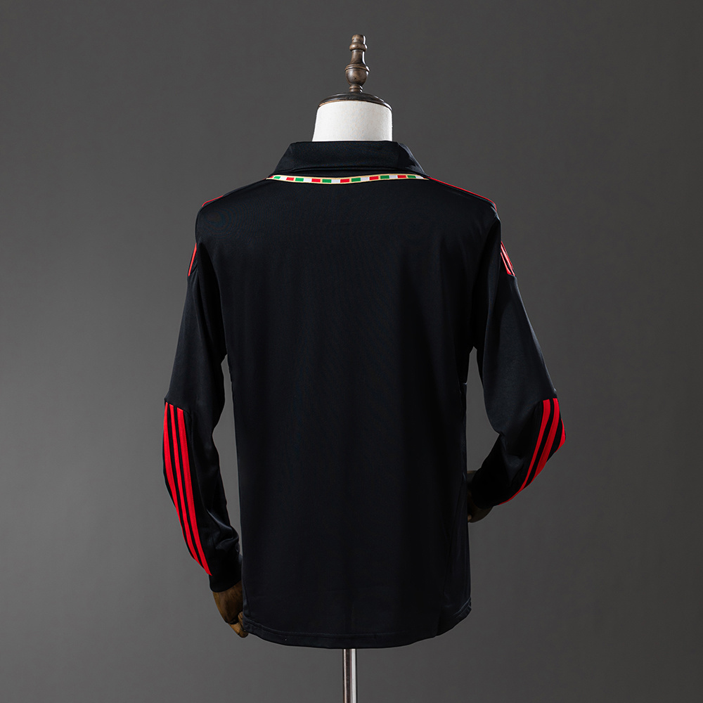 AC Milan 2011/12 Away Long Sleeve Retro Jersey – Vintage Replica Football Soccer Shirt – S–XXL