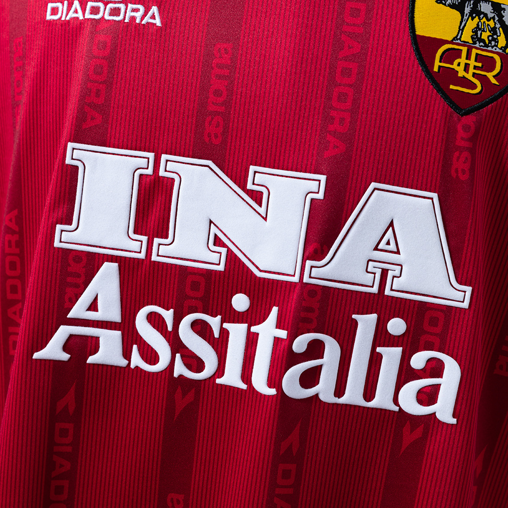 Roma 1999/00 Home Retro Jersey – Vintage Replica Football Soccer Shirt – S–XXL