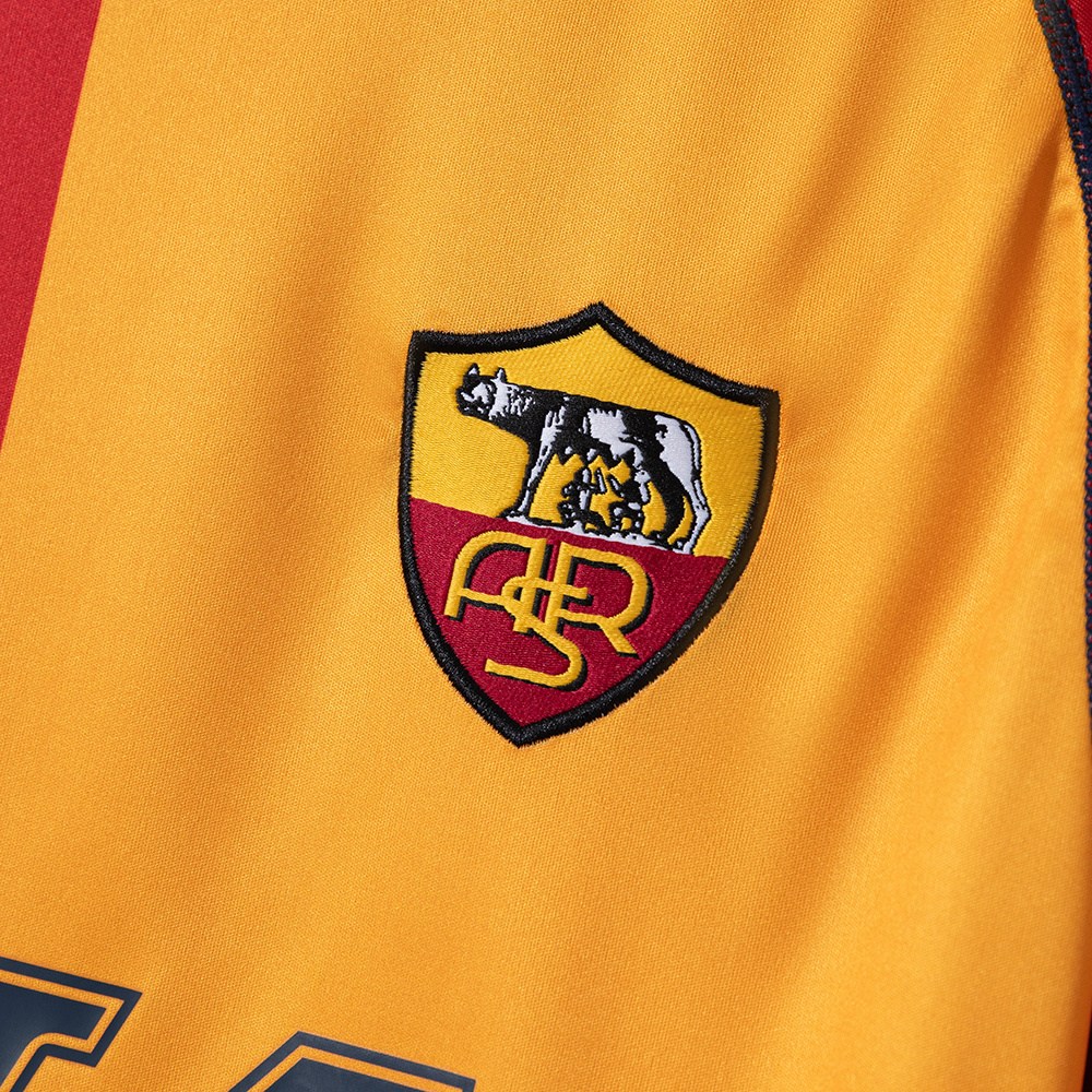 Roma 2001/02 UEFA Champions League Home Retro Jersey – Vintage Replica Football Soccer Shirt – S–2XL