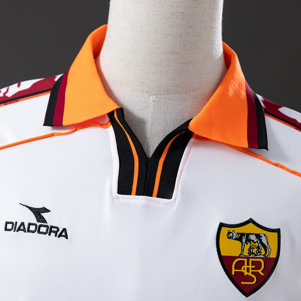 Roma 1998/99 Away Retro Jersey – Vintage Replica Football Soccer Shirt – S–XXL