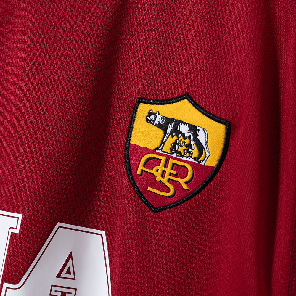 Roma 2000/01 Home Retro Jersey – Vintage Replica Football Soccer Shirt – S–2XL