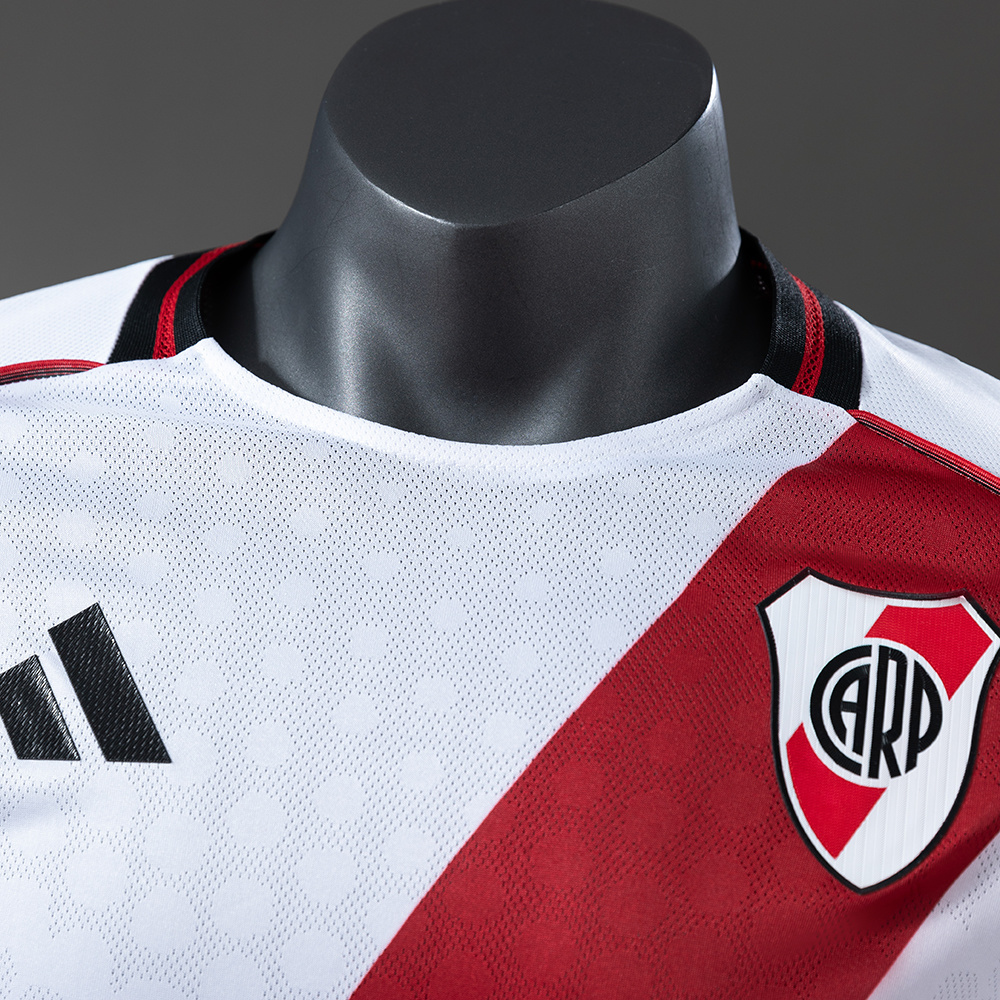 River Plate 25/26 Player Version Home Long Sleeve Jersey – Replica Football Soccer Shirt – S–4XL