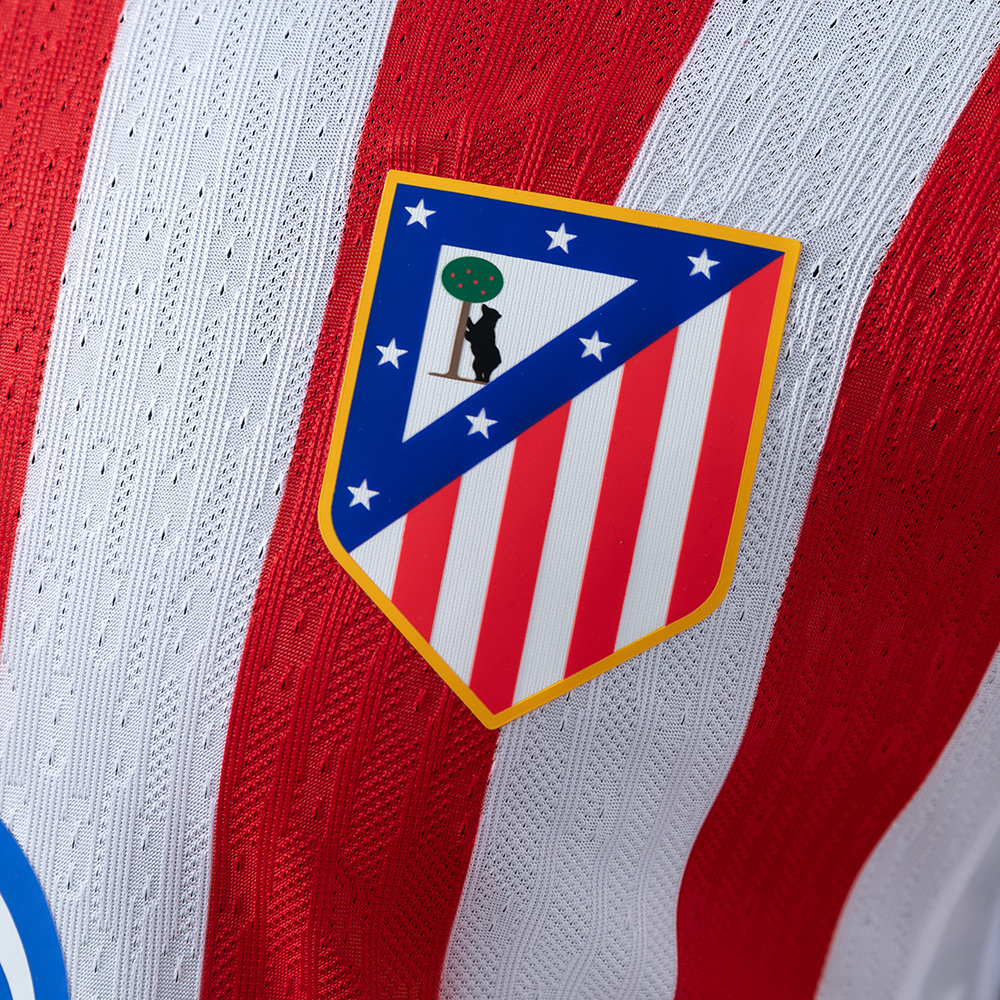 Atletico Madrid 25/26 Home Player Version Long Sleeve Jersey – Replica Football Soccer Shirt – Size S–2XL