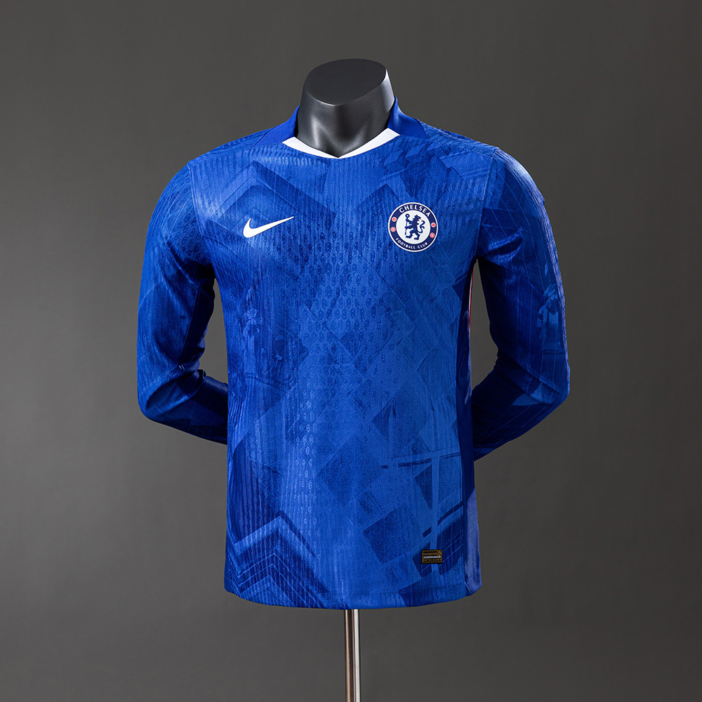 Chelsea 25/26 Home Long Sleeve Player Version Jersey – Replica Football Soccer Shirt – S–3XL