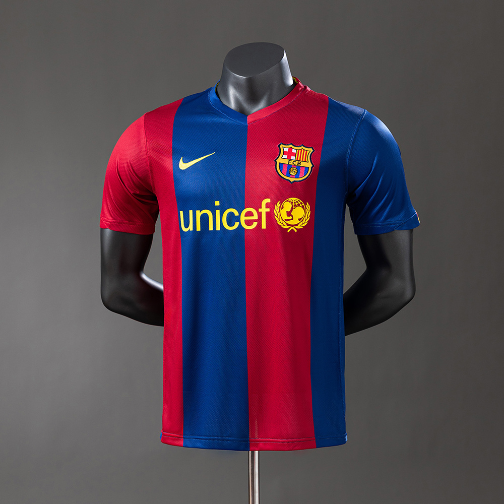 Barcelona 2006/07 Player Version Retro Home Jersey – Vintage Replica Football Soccer Shirt – S–3XL