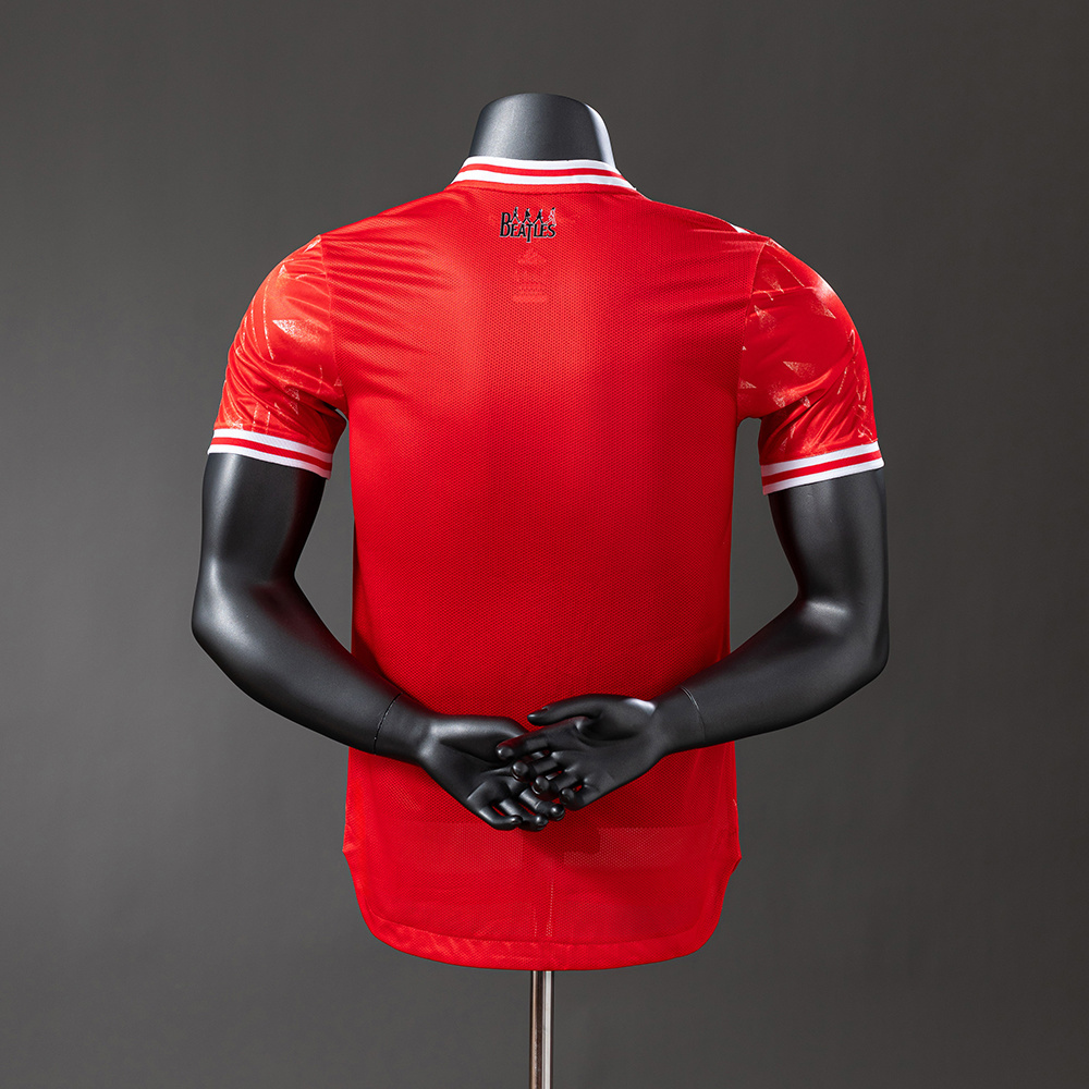 Liverpool The Beatles Co-branded Player Version Home Retro Jersey – Vintage Replica Football Soccer Shirt – S–3XL