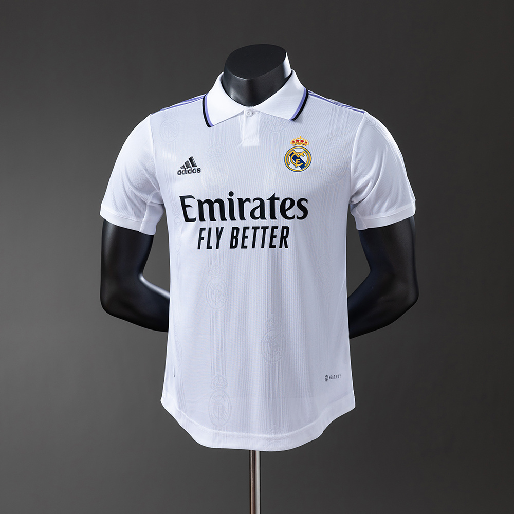 Real Madrid 22/23 Home Player Version Jersey – Replica Football Soccer Shirt – S–3XL