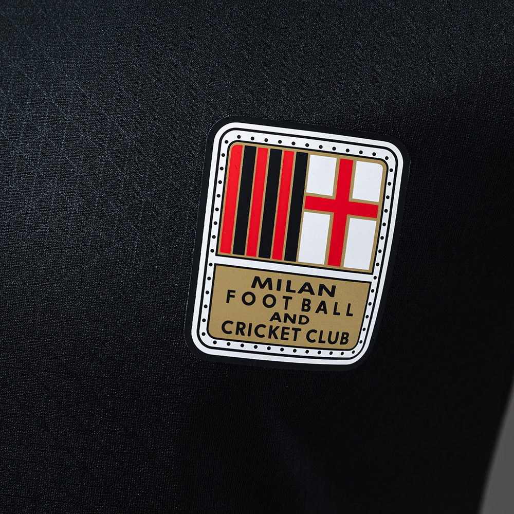 AC Milan 125th Anniversary Edition – Black Player Version Jersey – Replica Football Soccer Shirt – S–3XL