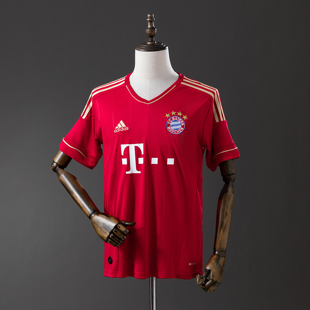 Bayern Munich 2012/13 Home Retro Jersey – Vintage Replica Football Soccer Shirt – Size S–XXL
