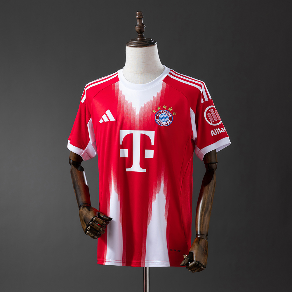 Bayern Munich 25/26 Home Jersey – Replica Football Soccer Shirt – Size S–4XL