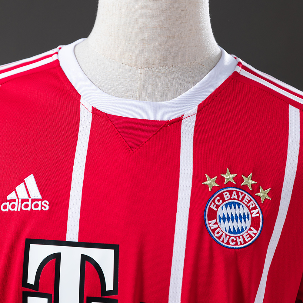 Bayern Munich 2017/18 Home Retro Jersey – Vintage Replica Football Soccer Shirt – Size S–XXL