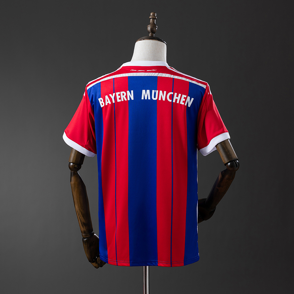 Bayern Munich 2014/15 Home Retro Jersey – Vintage Replica Football Soccer Shirt – Size S–XXL