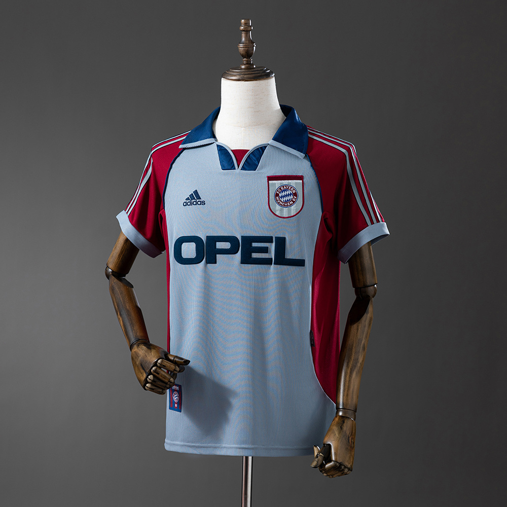 Bayern Munich 1998/99 Away Retro Jersey – Vintage Replica Football Soccer Shirt – Size S–XXL