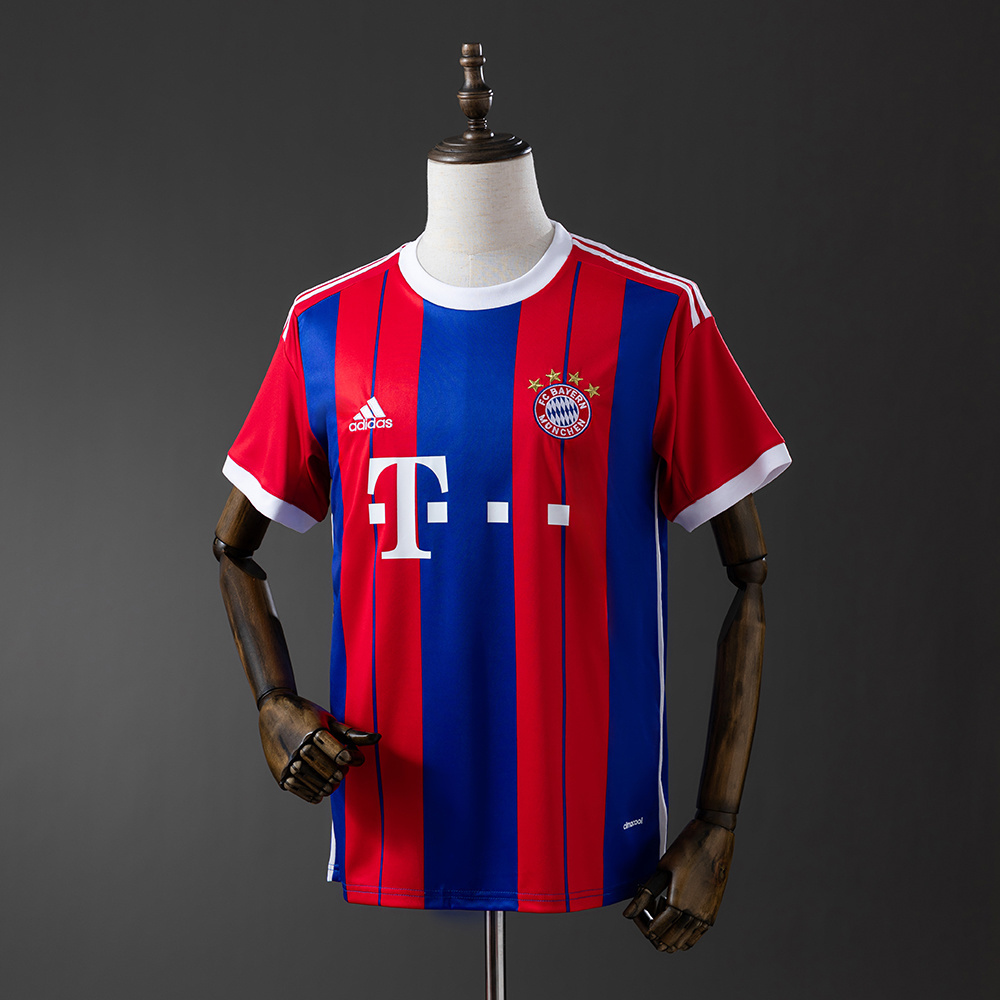 Bayern Munich 2014/15 Home Retro Jersey – Vintage Replica Football Soccer Shirt – Size S–XXL