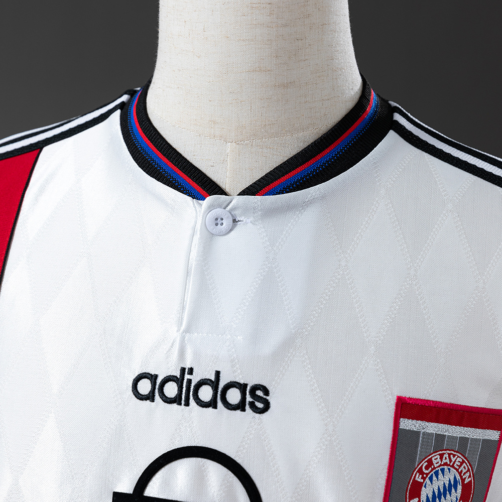 Bayern Munich 1996/98 Away Retro Jersey – Vintage Replica Football Soccer Shirt – Size S–XXL